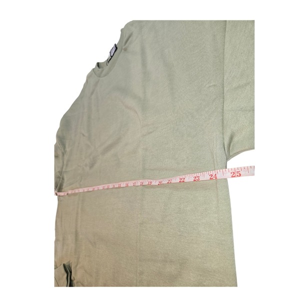 PrettyLittleThing Women's Oversized Sweatshirt Dress Sage Green US SZ 2 - Picture 7 of 9